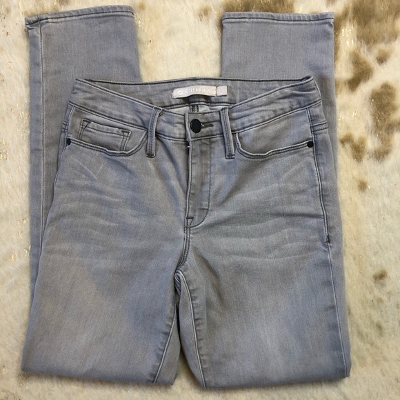 Athleta Jeans 2 Sculptek Skinny Gray Crop Stretch Midrise Womens XS Stretch - Picture 3 of 8